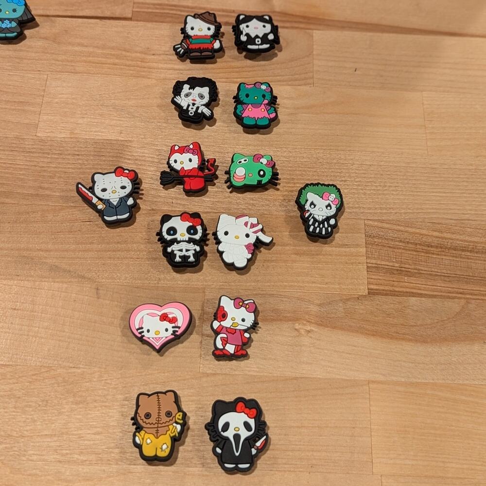 4 for $10! Mix n Match - Hello Kitty Angel Devil Croc Jibbitz Halloween Costume - Picture 2 of 3